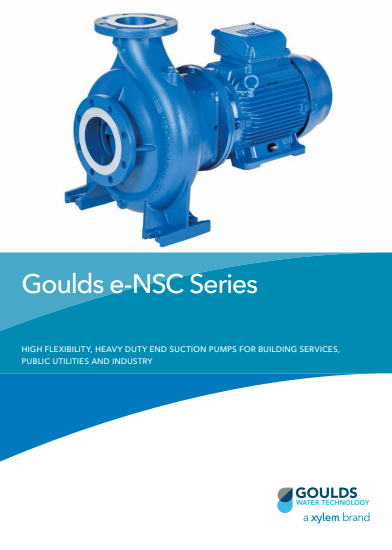 The e-NSC End Suction Pump Series
