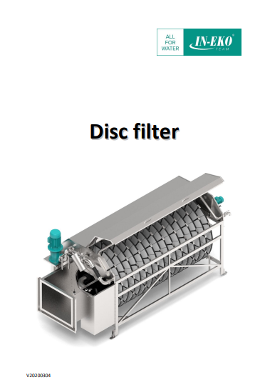 IN-EKO Filter Cassettes Segments Brochure, Disc Drum Filter