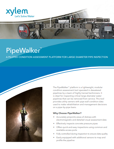 PipeWalker™ Condition assessment platform