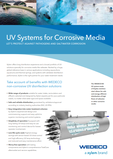 UV Systems for Corrosive Media