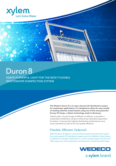UV Disinfection Systems-Wedeco Duron 8